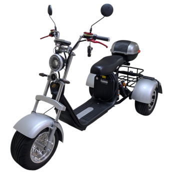 Электроскутер трехколесный CITYCOCO GT X11 TRIKE Серебристый